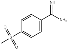 4-(methylsulfonyl)benzamidine 化学構造式