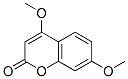4,7-DIMETHOXYCHROMEN-2-ONE, 17575-27-8, 结构式