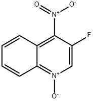 3-フルオロ-4-ニトロキノリン1-オキシド 化学構造式