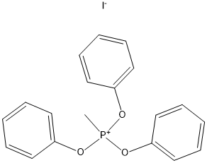 METHYLTRIPHENOXYPHOSPHONIUM IODIDE Structure