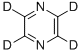 PYRAZINE-D4 Struktur