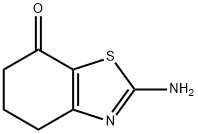 2-アミノ-5,6-ジヒドロ-4H-ベンゾチアゾール-7-オン 化学構造式