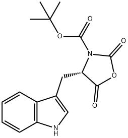 BOC-TRP-N-カルボキシ無水物 化学構造式