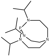 2,8,9-トリイソプロピル-2,5,8,9-テトラアザ-1-ホスファビシクロ[3,3,3]ウンデカン 化学構造式