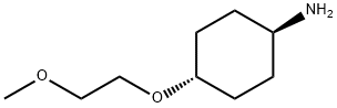 Cyclohexanamine, 4-(2-methoxyethoxy)-, trans- (9CI) Structure