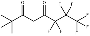 2,2-DIMETHYL-6,6,7,7,8,8,8-HEPTAFLUORO-3,5-OCTANEDIONE Struktur