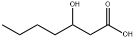 3-HYDROXYHEPTANOIC ACID Structure