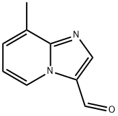 8-メチルイミダゾ[1,2-a]ピリジン-3-カルバルデヒド 化学構造式