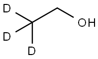 エタノール-d3 99.5atom%D 化学構造式