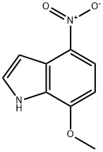 7-甲氧-4-硝基吲哚 结构式
