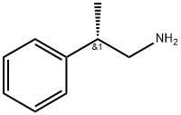 (S)-2-苯基-1-丙胺,17596-79-1,结构式