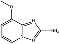 8-甲氧基-[1,2,4]三唑并[1,5-A]吡啶-2-胺, 175965-65-8, 结构式