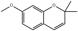 7-甲氧基-2,2-二甲基色烯, 17598-02-6, 结构式
