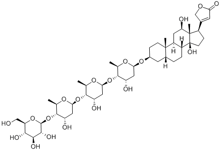 Deslanoside Structure