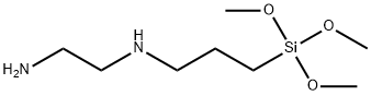 N-(2-氨乙基)-3-氨丙基三甲氧基硅烷,1760-24-3,结构式