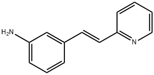 3-[(E)-2-PYRIDIN-2-YLVINYL]ANILINE Struktur