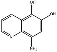 5,6-dihydroxy-8-aminoquinoline 结构式