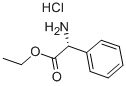 D-(-)-ALPHA-PHENYLGLYCINE ETHYL ESTER HYDROCHLORIDE Structure