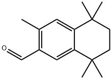 3,5,5,8,8-PENTAMETHYL-5,6,7,8-TETRAHYDRO-2-NAPHTHALENECARBOXALDEHYDE, 17610-20-7, 结构式