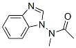 Acetamide, N-1H-benzimidazol-1-yl-N-methyl- (9CI) Structure