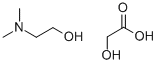 N,N-DIMETHYL(2-HYDROXYETHYL)AMMONIUM 2-HYDROXYACETATE Struktur