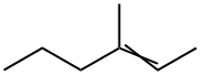 3-メチル-2-ヘキセン 化学構造式