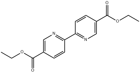 [2,2'-ビピリジン]-5,5'-ジカルボン酸ジエチル 化学構造式