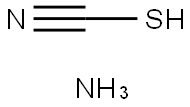 Ammonium thiocyanate Struktur