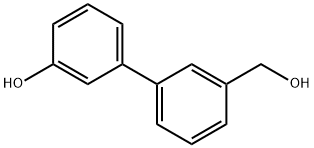 3-(3-Hydroxyphenyl)benzyl alcohol Struktur
