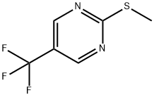 嘧啶,2 - (甲硫基)-5 - (三氟甲基) -, 176214-15-6, 结构式
