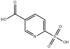 6-磺酸基烟酸 结构式