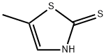 5-Methylthiazole-2(3H)-thione,17626-82-3,结构式