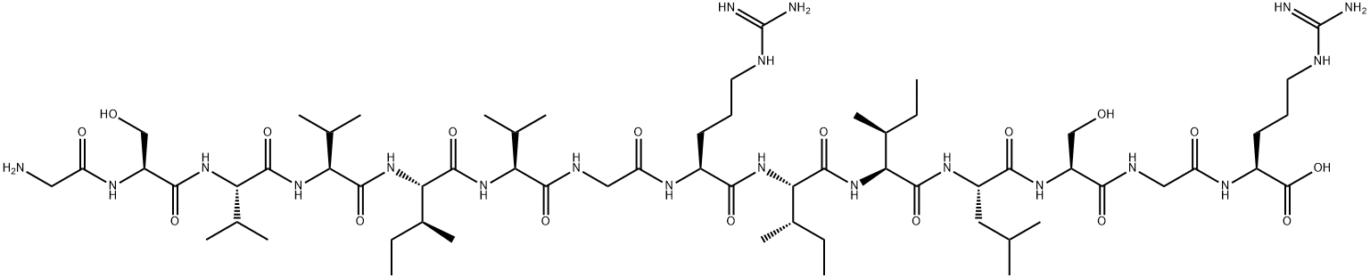 HCV NS4A PROTEIN (21-34) (JT STRAIN) 化学構造式