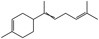 6-methyl-2-(4-methylcyclohex-3-enyl)hept-2,5-diene Structure