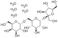 D(+)-Raffinose pentahydrate Structure