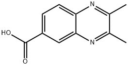 2,3- 二甲基-喹喔啉-6-羧酸 结构式