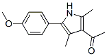 1-[5-(4-METHOXY-PHENYL)-2,4-DIMETHYL-1H-PYRROL-3-YL]-ETHANONE Structure