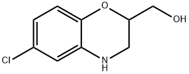 (6-Chloro-3,4-dihydro-2H-benzo[b][1,4]oxazin-2-yl)Methanol Structure
