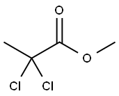 2,2-ジクロロプロパン酸メチル 化学構造式