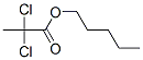 2,2-ジクロロプロピオン酸ペンチル 化学構造式