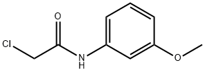 2-クロロ-N-(3-メトキシフェニル)アセトアミド 化学構造式