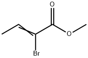 2-溴-2-丁烯酸甲酯,17642-18-1,结构式