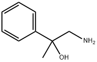 1-アミノ-2-フェニルプロパン-2-オール 化学構造式