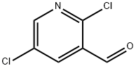 2,5-ジクロロニコチンアルデヒド 化学構造式