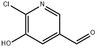 6-CHLORO-5-HYDROXY-3-PYRIDINECARBOXALDEHYDE Structure