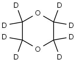 1,4-DIOXANE-D8 Struktur