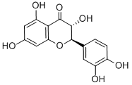(2R,3R)-二氢槲皮素, 17654-26-1, 结构式
