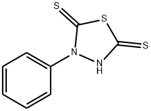 3-PHENYL-5-MERCAPTO-1,3,4-THIAZOLETHIONE POTASSIUM SALT Struktur
