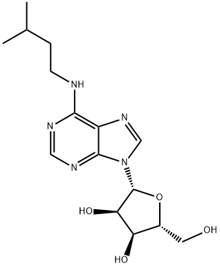 N-(3-甲基丁基)腺苷, 17659-78-8, 结构式