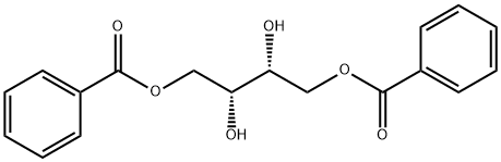 (2R,3R)-二苯甲酸-(1,2,3,4-丁四醇)-1,4-二酯, 176590-77-5, 结构式